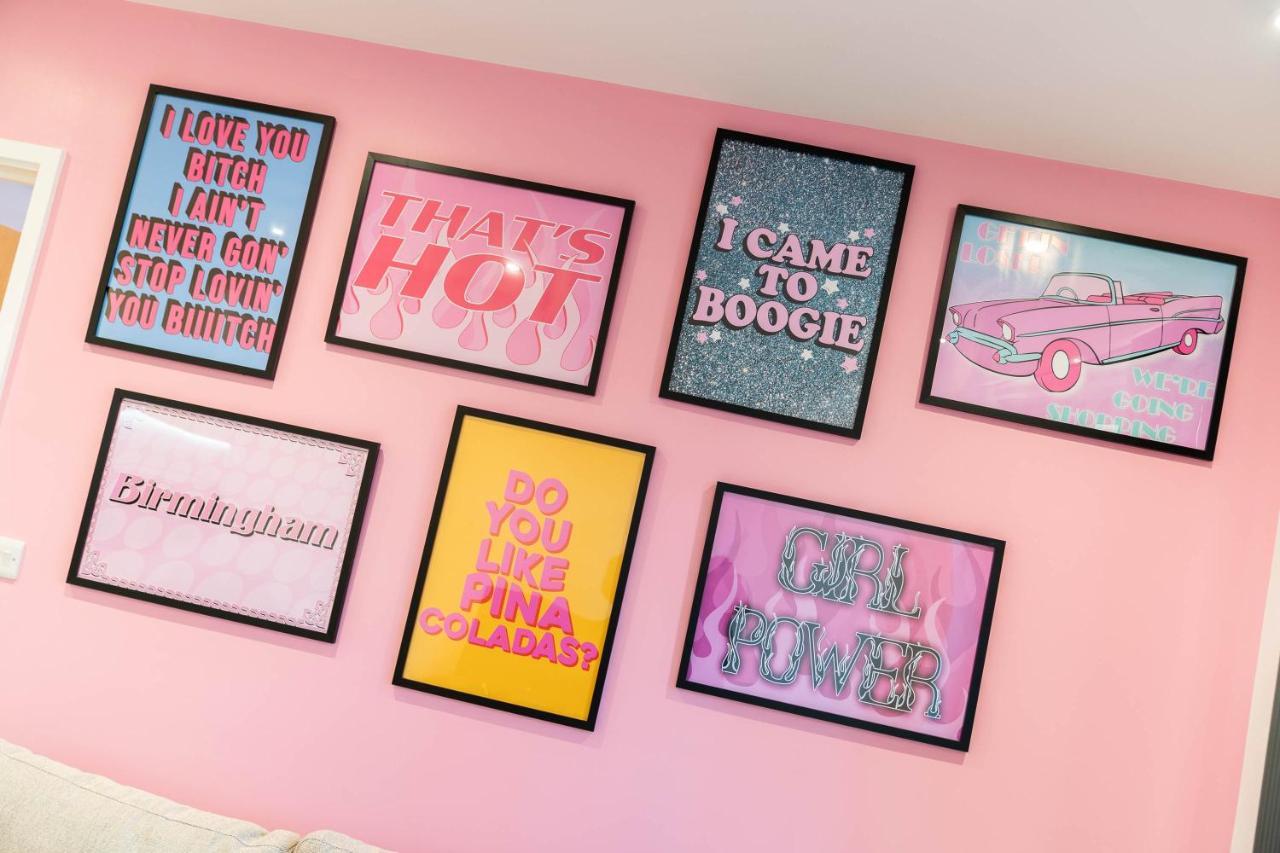 Maevela Apartments ☆ Pink Luxury Apartment With Balcony - Birmingham City Centre - 5 Min Walk From Bullring, Cube, Mailbox, New Street Station - Free Netflix & Wifi Eksteriør billede