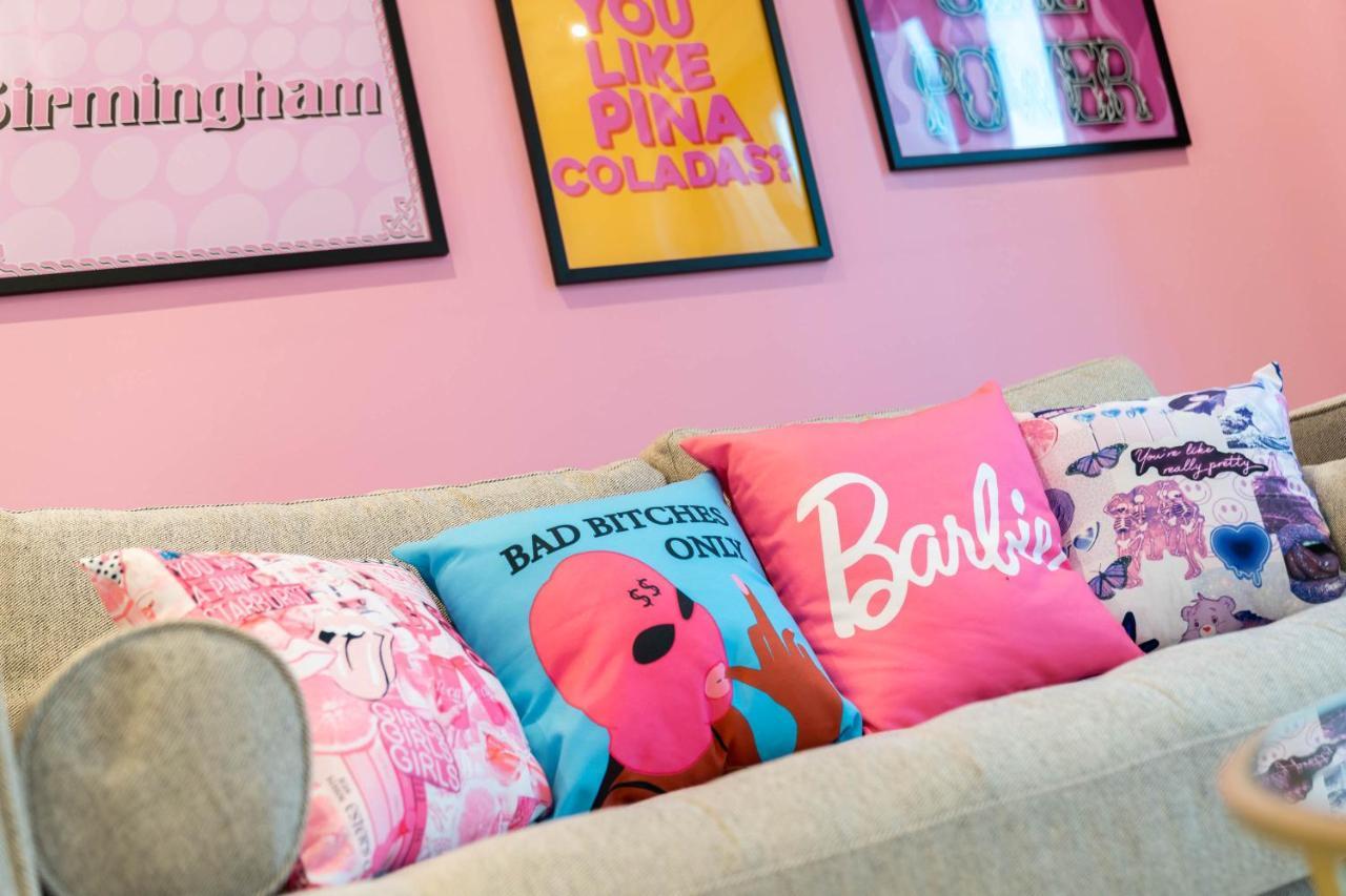 Maevela Apartments ☆ Pink Luxury Apartment With Balcony - Birmingham City Centre - 5 Min Walk From Bullring, Cube, Mailbox, New Street Station - Free Netflix & Wifi Eksteriør billede